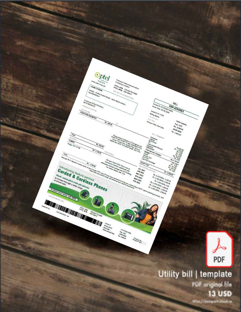 Utility bill | Albanian Power | Albania